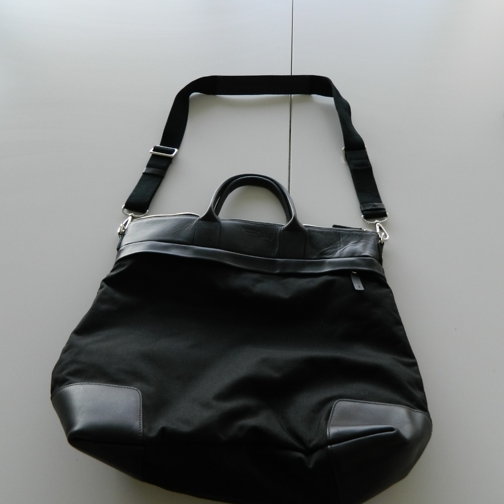 Shinola Detroit Leather/Nylon Travel Tote Bag